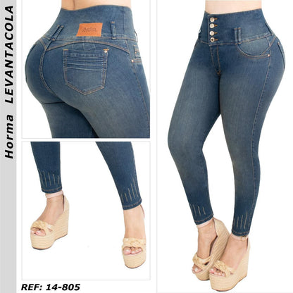 JEANS LEVANTA COLA PARA DAMA