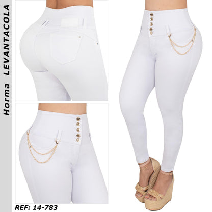 JEANS LEVANTA COLA PARA DAMA