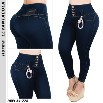 JEANS LEVANTA COLA PARA DAMA